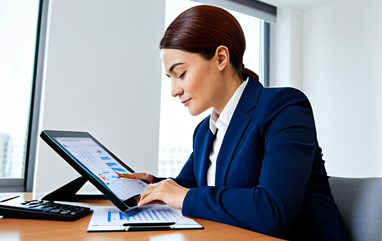 Financial Acumen**

"A professional businesswoman in a modest business suit, reviewing financial charts and graphs on a tablet in a bright, modern office, calculator on the desk, fully clothed, appropriate attire, safe for work, perfect anatomy, natural proportions, professional photography, high quality, illustrating financial management in a fitness business context. professional, modest, family-friendly."

**