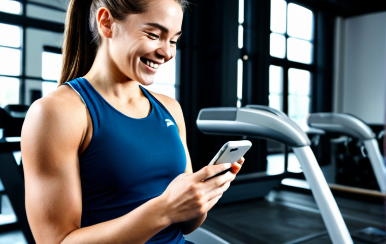 피트니스 경영사 비전과 역할 - Branding**

"A diverse group of people happily participating in a fitness class in a modern, brightl...