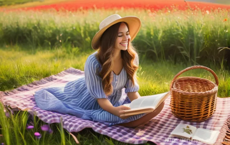 피트니스 경영사 자격증 활용 사례 - A vibrant, sun-drenched meadow filled with wildflowers in various shades of purple, yellow, and red,...
